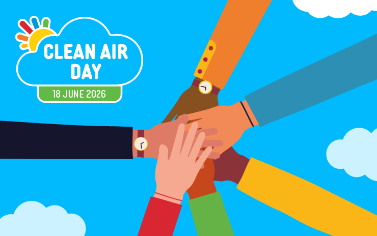 Clean Air Day 2026 Secondary Web Carousel Hands